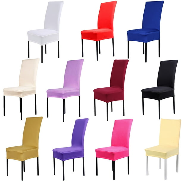 Elastic Chair Seat Cover Spandex Dining Wedding Party Kitchen Home Decors